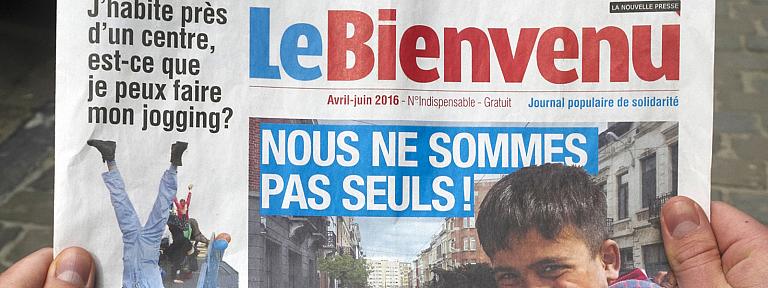 Journal populaire de solidarité: Le Bienvenu