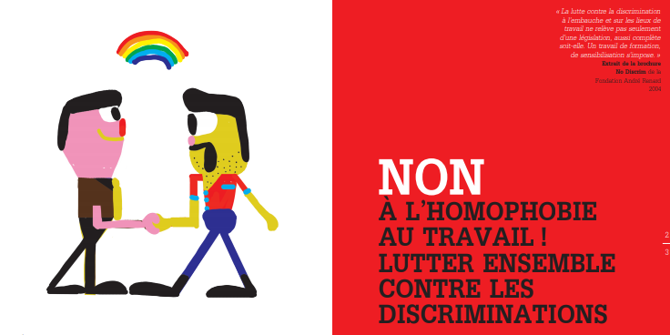 « Non à l’homophobie au travail! Lutter ensemble contre les discriminations »