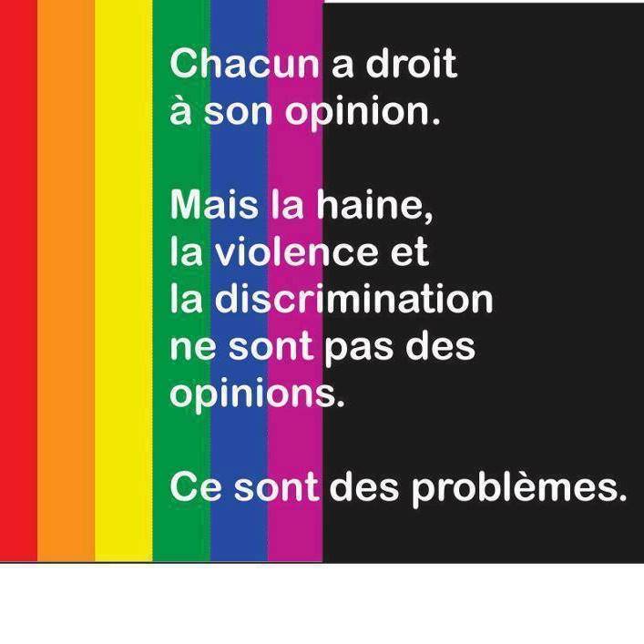 Chacun a droit à son opinion